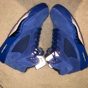 AIR JORDAN 5 RETRO BLUE SUEDE